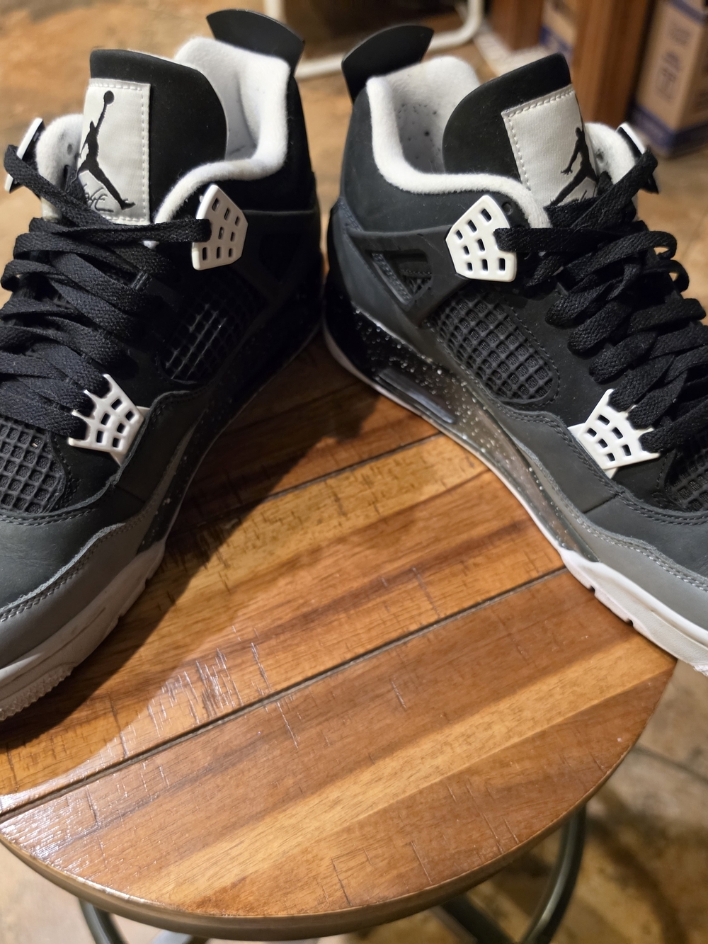 Jordan Men's Sneakers - Black & White Low-Top Trainer